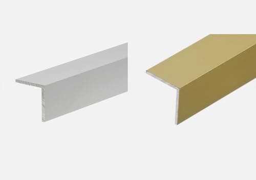 Image of 1 Pc of Aluminum Anodised Angle Corner - Equal-Sided Angle Bar - 1 metre (Gold, 15x15 mm (0.59in x 0.59in))