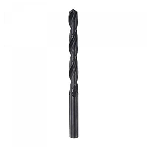 Image of sourcing map 6542 High Speed Steel Straight Shank Twist Jobber Drill Bit, Fully Ground Black Oxide Drill Bits 8.2mm Drill Diameter 115mm Total Length 1 Pcs