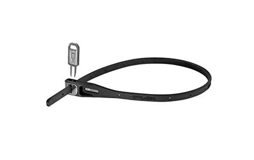 Image of Hiplok Z LOK Bike Lock - Black. Bicycle Lock/Motorcycle Helmet Lock. Award Winning, Lightweight Zip Tie with Steel Core & 400mm Locking Length