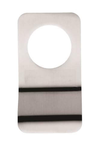 Image of KOOPLES HARDWARE Cylinder Pulls for Euro Profile Locks Front Door Handles Aluminium or Brass Durable Lock Trim (Rim, Satin Stainless Steel)