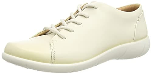 Image of Hotter Women's Dew II Ivory Lace Up Casual Shoes, 4