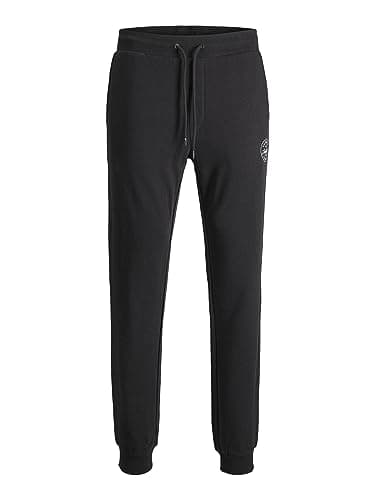 Image of JACK & JONES Mens Gordon Shark Sweat Pants - Black - Medium