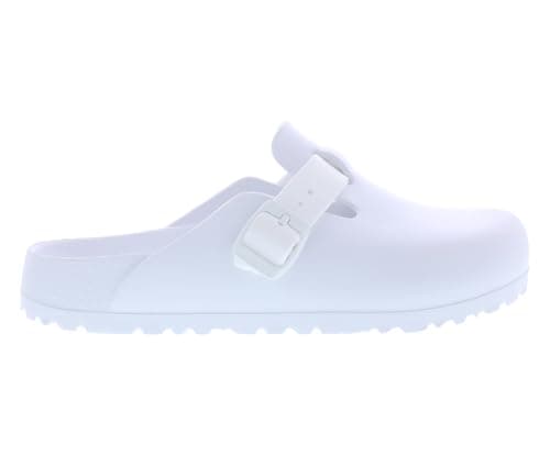 Image of Birkenstock Men's Boston Eva Essentials Clog, Cloud White/Ghost White-white, 5-5.5 Women/3-3.5 Men