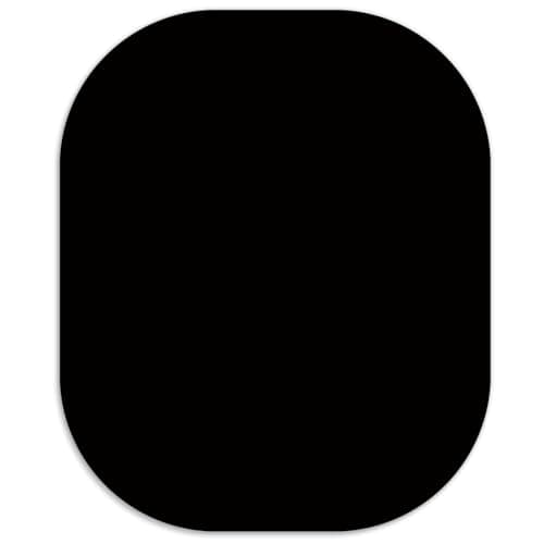Image of Mouse Mat, Black Mouse Pad, Washable Small Mousepads Cute Mini Rubber Mousemat with Non-Slip Base Computer Mouse Mats Portable for Office Laptop Working Studying