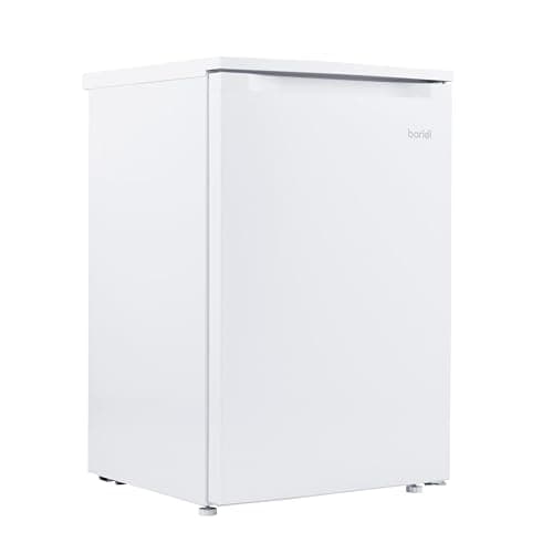 Image of Baridi 55cm Freestanding Undercounter Larder Fridge, 130L Capacity, Reversible Door, White - DH246