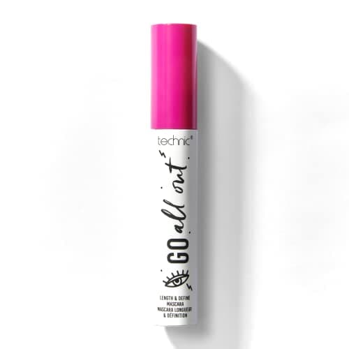 Image of Technic Go All Out Length & Define Mascara - Lengthening Mascara With a Flexible, Tapered Wand For Maximum Emphasis & Definition. Vegan Formula In Deep Black Which Does Not Flake or Smudge. 13ml
