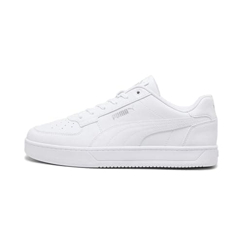 Image of Puma Unisex Adults Puma Caven 2.0 Sneakers, Puma White-Puma Silver, 10 UK