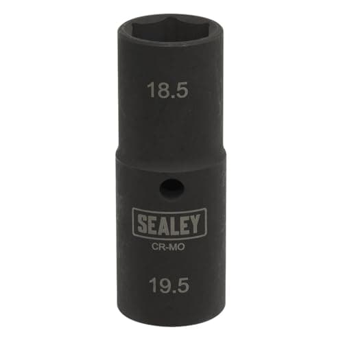 Image of Sealey SX1819 80mm 1/2"Sq Drive 18.5/19.5mm Double Ended Deep Impact Socket