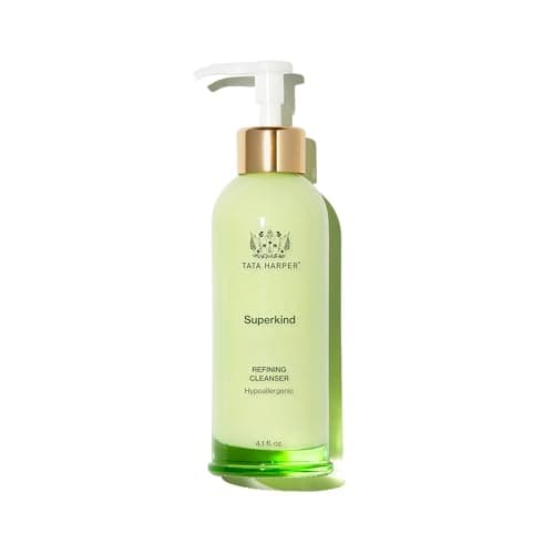 Image of Tata Harper Superkind Refining Cleanser, Gentle Exfoliating Cleanser for Sensitive Skin, Dermatologist Tested, Fragrance-Free, 125ml