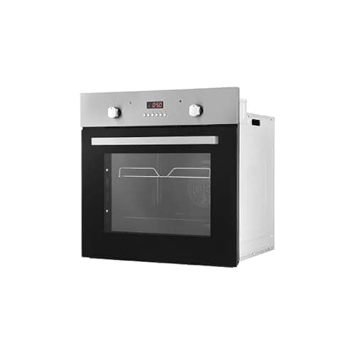 Image of Cookology FOD602SS 60cm 61 Litre Capacity Built In Electric Cooker, True 1800w Fan Oven with Easy Programmable Timer and Digital Clock - In Stainless Steel