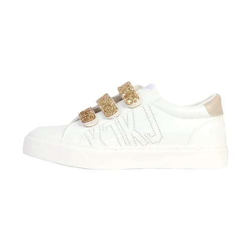 Image of Kaporal Women's Tippyk Shoes Relaxing Sneaker, White Gold, 6.5 UK