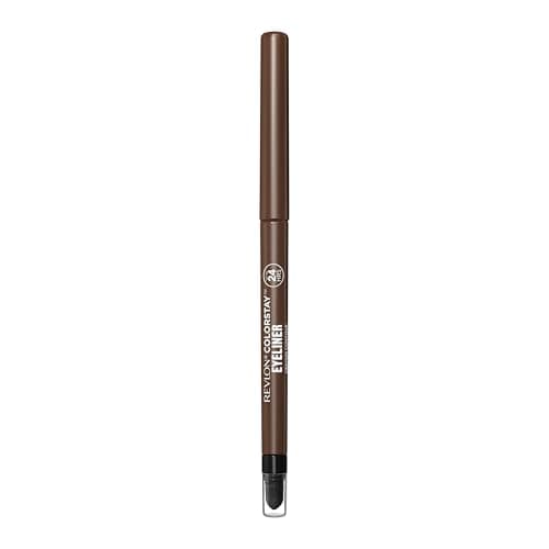 Image of Revlon Color Stay Pencil Eyeliner with Built-in Sharpener, Waterproof, Smudgeproof, Longwearing Eye Makeup with Ultra-Fine Tip, N2, Brown, 1 Count (Pack of 1)
