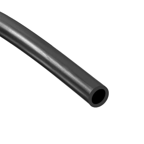 Image of TOP-VIGOR Lubricating Oil Hose, 6mm x 9mm x 3M Rubber Tubing Hose Rubber Pipe for Irrigation, Small Equipment, Outdoor, Garden Water Tubing, Black