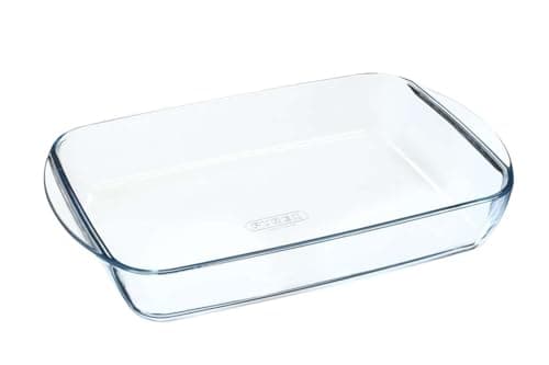 Image of Pyrex Microwave Safe Classic Rectangular Roaster 40cm Transparent (Pack of 2)