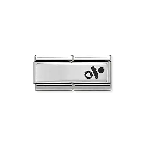 Image of Nomination Ornament NN C, Classic, Double ENGRAV SS, Silver 925 (0.8 g) (Pacifier) 330710/19 Brand