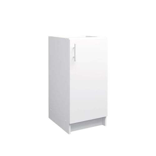 Image of JD Greta Fixed Height 400mm Kitchen Base Cabinet Floor Unit (Without Worktop) – White Matt