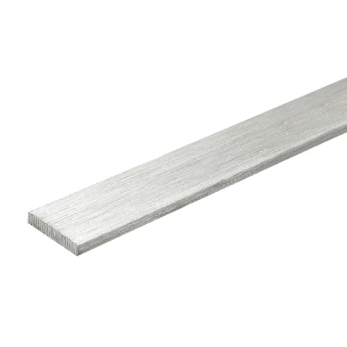Image of sourcing map 316L Stainless Steel Flat Bar 300mm Length 10mm Width 3mm Thickness Metal Strips Brushed Finish for DIY Kitchen Craft Machinery Building Chemical Industry, 1pcs