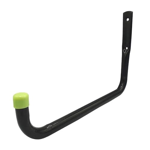 Image of Keypak ST7003H 25cm Large Heavy Duty Multipurpose Garage Storage Hook, 30kg Load Capacity, Black