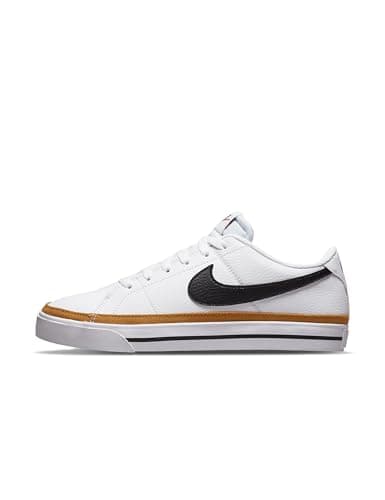 Image of NIKE Women's Court Legacy Next Nature Sneaker, White Black Desert Ochre Team Orange, 6.5 UK