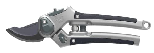 Image of Kent & Stowe Bypass Secateurs - Carbon Steel Blades with Patented Eversharp Technology - Cutting Tool for Cutting Fresh Wood - 10 Year Warranty