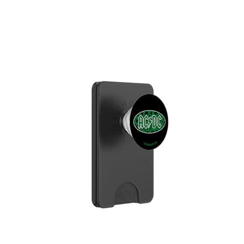 Image of AC/DC Shamrock Oval Classic Logo PopSockets PopWallet for MagSafe