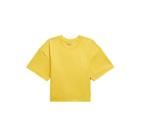 Image of Ralph Lauren Polo Big Pony Logo Cotton Jersey T-Shirt, Girls Size Large 12-14 Years, Yellow