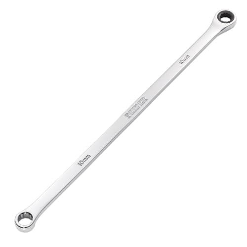 Image of Draper 27766 HI-TORQ Metric Extra-Long Double Ring Ratchet Spanner, 10mm
