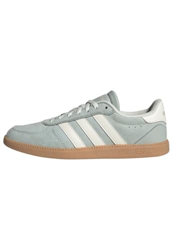 Image of adidas Women's Breaknet Sleek Shoes, Wonder Silver/Off White/Gum 3, 4 UK