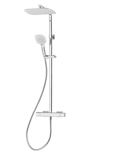 Image of Triton Showers | Velino Cool Touch Bar Diverter | Thermostatic Shower Mixer Set | Chrome| Rainfall Shower Head | Cool Touch Technology | Handheld Shower | Anti Scald Shower | Mixer Bar Kit