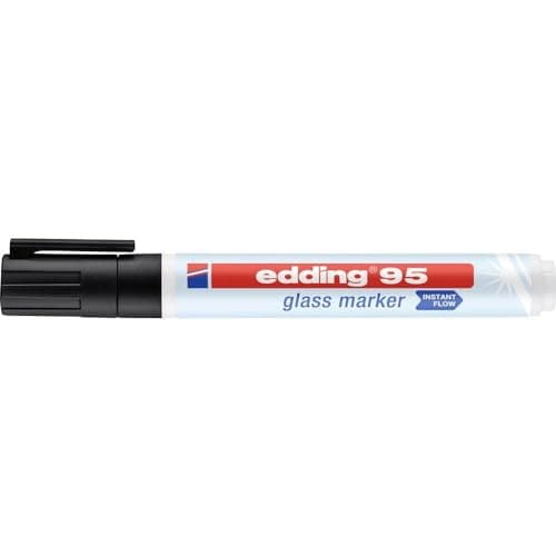 Image of Edding e-95 4-95001 Black Glass Marker 1.5 mm, 3 mm 1 pc(s)/emb.