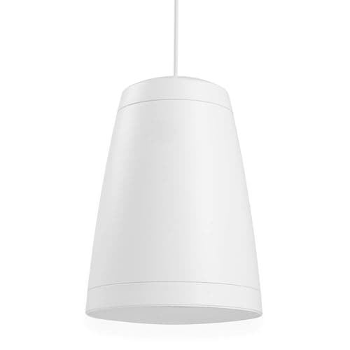 Image of Power Dynamics PD Purity8W Premium 2-Way Hanging Pendant Speaker, 8" Graphite Woofer, Silk Dome Tweeter, 100V & 8 Ohm, White, Full Range for Home Audio, Installed & Ceiling Applications