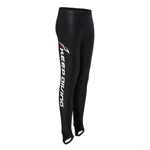 Image of Zilimontt Neoprene Wetsuit Pants Diving Trousers For Men Women Water Sports Swimming Surfing Kayaking With Reinforced Knee for PROTECTION Black S-XXXL(S)