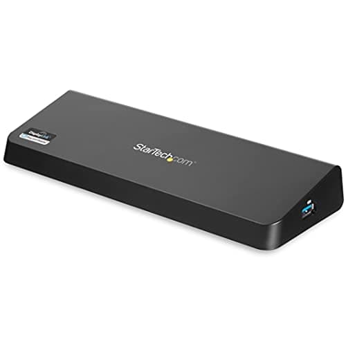 Image of StarTech.com USB 3.0 Docking Station Dual Monitor with HDMI & 4K DisplayPort - 4x USB Type-A, Ethernet, HDMI and DP - Universal Laptop Docking Station for Mac & Windows (USB3DOCKHDPC)