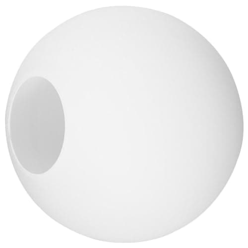 Image of Kichvoe Frosted Glass Lampshade 5.12 Inch Round Globe Ceiling Lamp Shade Replacement Textured Lamp Cover for Indoor Pendant Light Living Room Bedroom