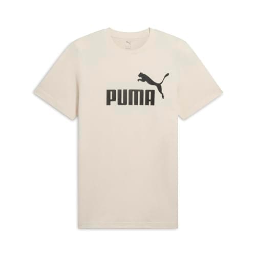 Image of Puma Men's Essentials Logo T-Shirt (Available in Big & Tall), Alpine Snow Big Logo Ah25, XL