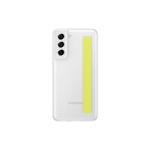 Image of Samsung Galaxy S21 FE Clear Strap Cover - Official Samsung Original Case - White