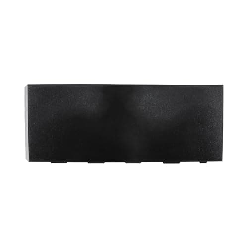 Image of Nicear Game Console Front Panel Hard Drive Protection Cover Mirror Protective Case Black Matte Compatible with 1100 and 1200 Models