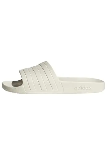 Image of adidas Women's Adilette Aqua Slides, Off White/Off White/Off White, 5 UK