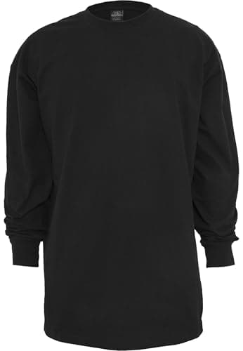 Image of Urban Classics Men's T-Shirt T shirt, Black, 3XL Plus