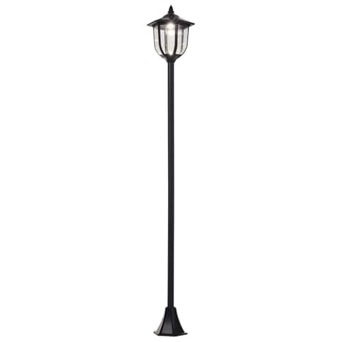 Image of Outsunny Outdoor Garden Solar Post Lamp Sensor Light LED Lantern Bollard Pathway Torch Light 1.77m Tall