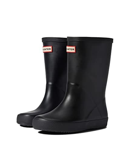 Image of Hunter Kids Original Classic Junior Wellington Rain Boots Black C9 (27)
