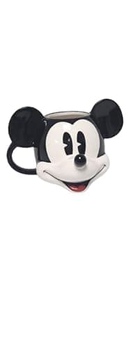 Image of Divas World - Mickey Mouse Shaped Mug - Tea-Coffee Mug - Adorable - Ceramic Coffee Cups - Ergonomic & Sturdy Handle - Gifts for Him or Her for Christmas, Thanksgiving Thoughtful Present - Pack of 1