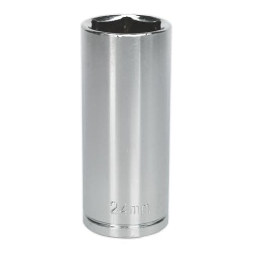 Image of Siegen by Sealey 24mm 1/2"Sq Drive Deep WallDrive Socket - S0679