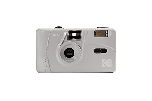 Image of KODAK M35 DA00255-35mm Rechargeable Camera, Fixed Wide Angle Lens, Optical Viewfinder, Built-in Flash, AAA Battery - Grey