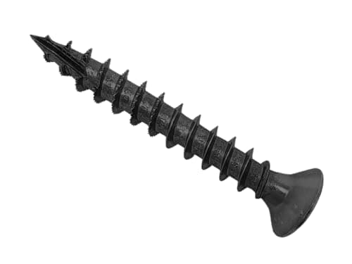 Image of Forgefix,Spectre™ PZ Compatible Advance Multi-purpose Wood Screw 5.0 x 40mm Box 200, black coated finish for excellent resistance to corrosion