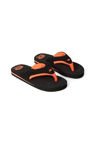 Image of Animal Jekyl Kids Flip-Flops - Slip-on & Lightweight Footwear with Soft Padded Straps for Boys & Girls - Best for Spring, Summer, Beach & Outdoors Black Kids Shoe Size 12