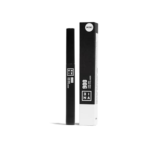 Image of 3INA MAKEUP - The 24H Pen Eyeliner 900 (mini) - Black Liquid Eyeliner 24h Longwear - Travel Size Matte Liner Sensitive Eyes