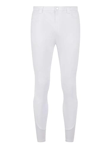 Image of LeMieux Mens Full Seat Sports Breech - Four-Way Stretch - Front and Back Pockets - White - 30IN