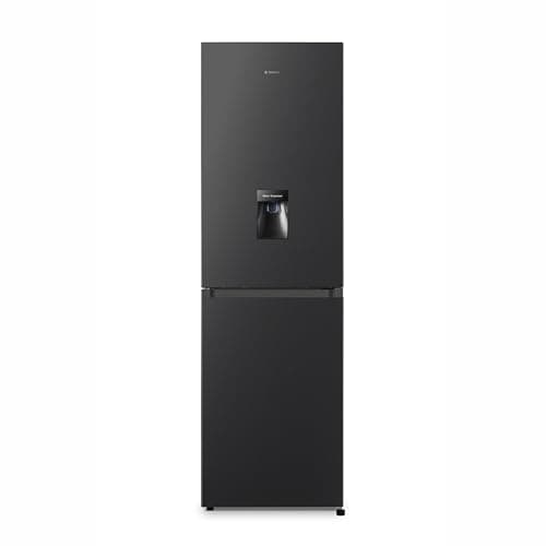 Image of Teknix FFH1825WB 55cm Freestanding 50/50 Fridge Freezer - 256 Litre Capacity - Total No Frost - Non-plumbed Water Dispenser - Black, H182.5 x W55 x D56.2 (cm)