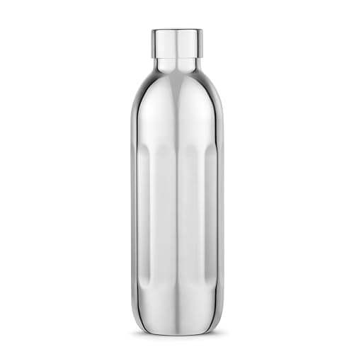 Image of aarke To-Go Bottle Stainless Steel Drinking Bottle for Silent & Bubbly Drinks, Compatible Carbonator Pro, Double-Walled & Vacuum Insulated, Leak-proof & Dishwasher Safe, 500 ml